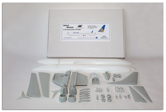Welsh Models 1:72 United Airlines 737-800 (Vacform)