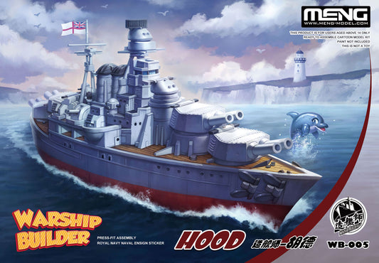 Meng Model Warship Builder HMS Hood Cartoon Ship