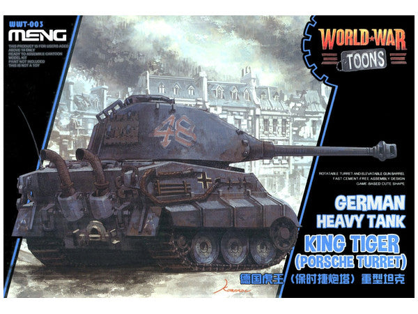 Meng Model German King Tiger World War Toon