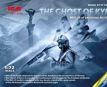 ICM 1:72 MiG-29 Ukrainian Air Force - Ghost of Kyiv