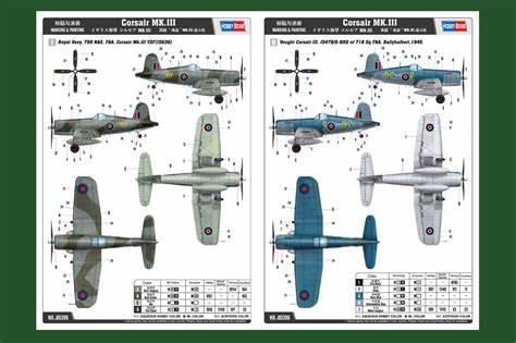 HobbyBoss 1:48 Corsair Mk III Model Kit