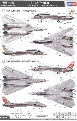 HobbyBoss 1:72 F-14A Tomcat