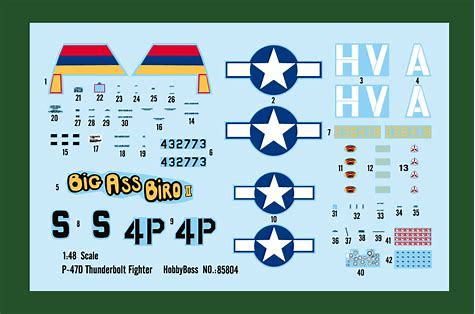 HobbyBoss 1:48 P-47D Thunderbolt Fighter Model Kit