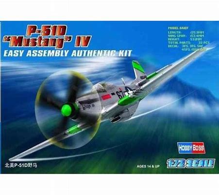 HobbyBoss 1:72 P-51D 'Mustang' IV