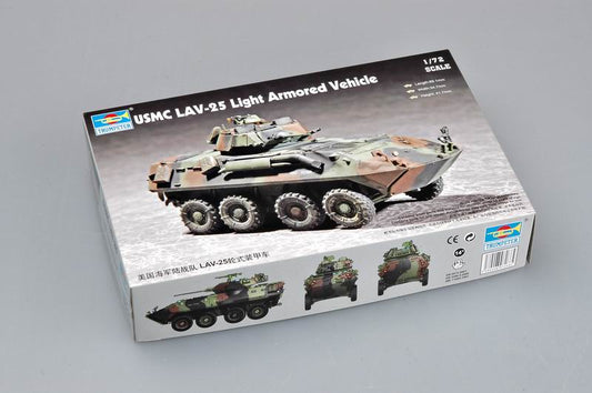 Trumpeter 1:72 USMC LAV-25 Light Armoured Vehicle Model Kit