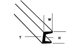 Plastruct UFS-2 U Section
