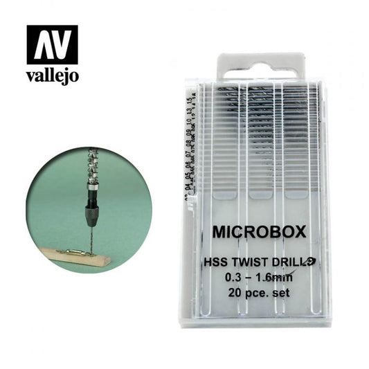 Vallejo Hobby Tools Drill Bit Set (of 20)