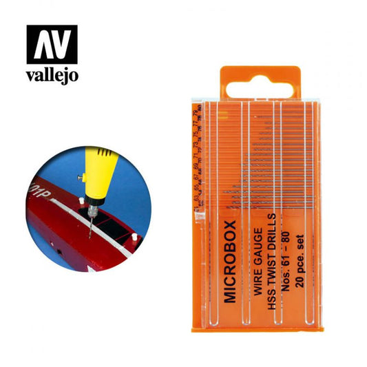 Vallejo Hobby Tools Drill Bit Set (of 20)