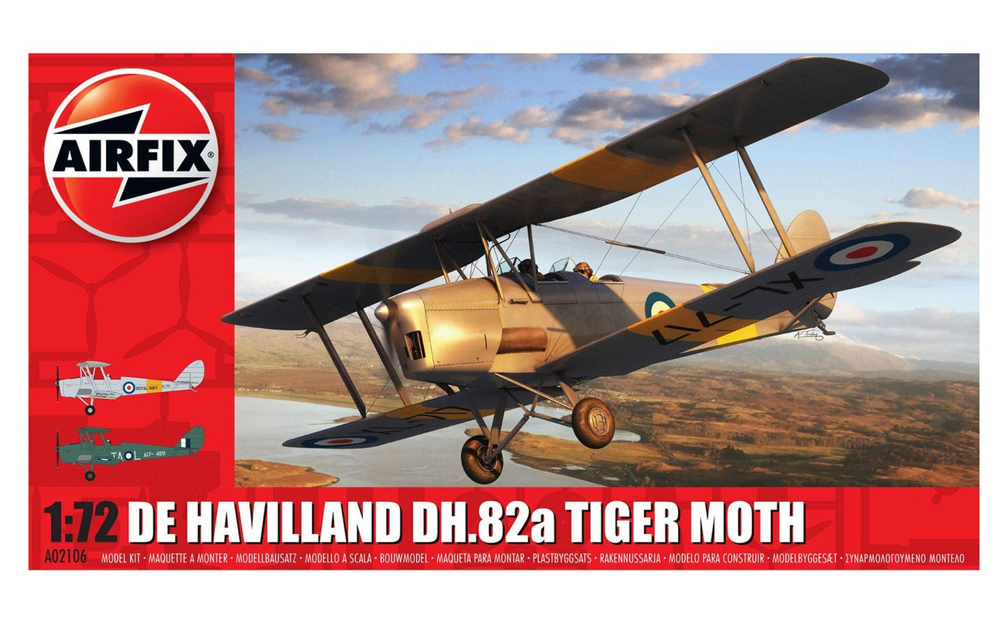 Airfix 1:72 De Havilland DH.82a Tiger Moth