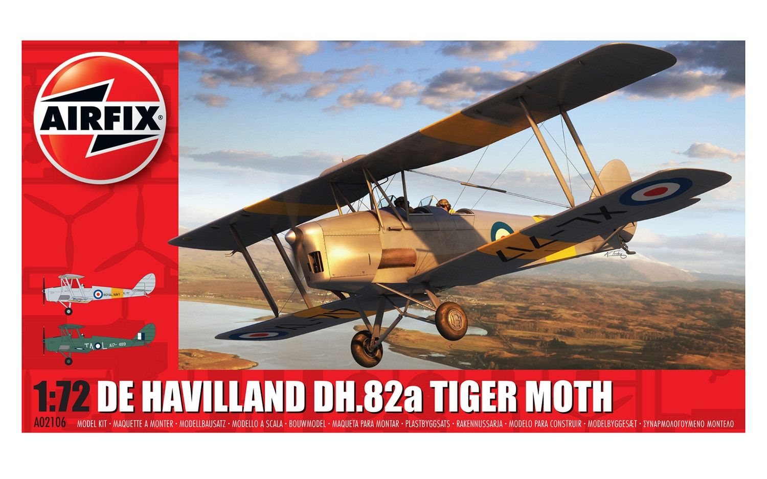 Airfix 1:72 De Havilland DH.82a Tiger Moth