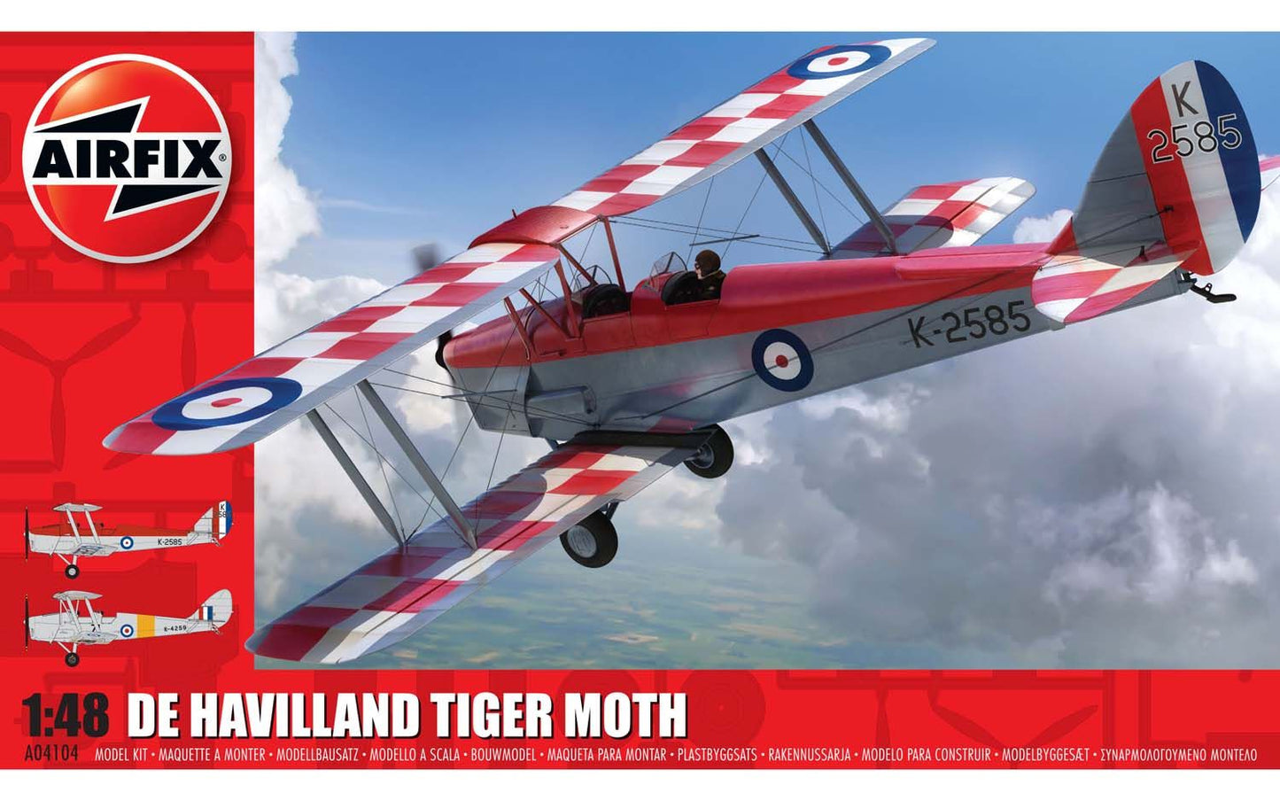 Airfix 1:48 de Havilland D.H.82a Tiger Moth