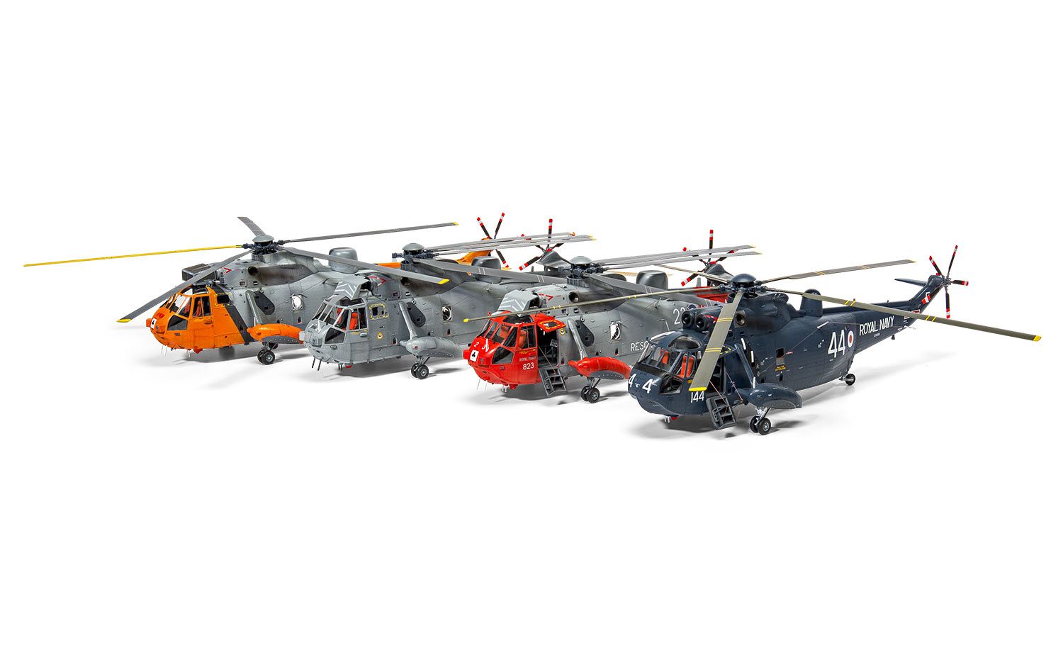 Airfix 1:48 Westland Sea King Has.1/Has.5/Hu.5 Model Kit - Authentic Naval Helicopter Replica Available at Pathfinder Models. Elevate Your Collection with Detailed Scale Model. Buy Now for Unmatched Realism and Quality.