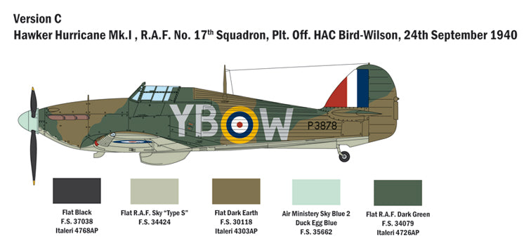 Italeri 1:48 Hurricane Mk.I
