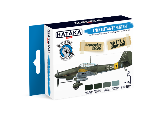 Hataka (blue line) Early Luftwaffe Paint Set