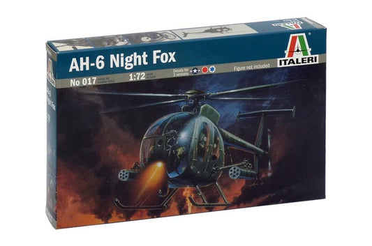 Italeri 1:72 AH-6A Night Fox Scout Helicopter