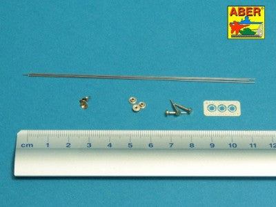 Aber 1:35 Set of Early Type Russian Tank Aerials