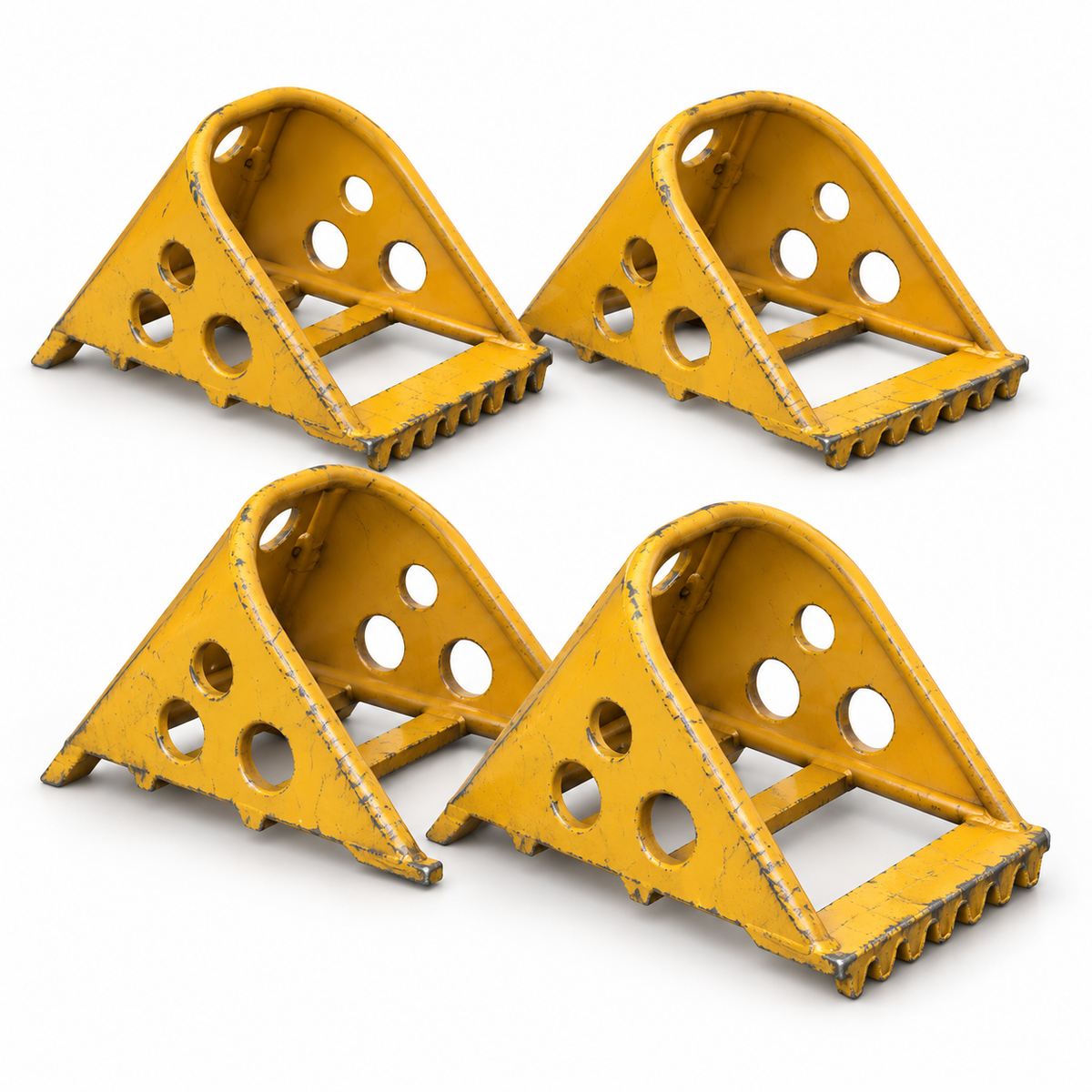 Modern Aircraft Chocks (Set of 4)