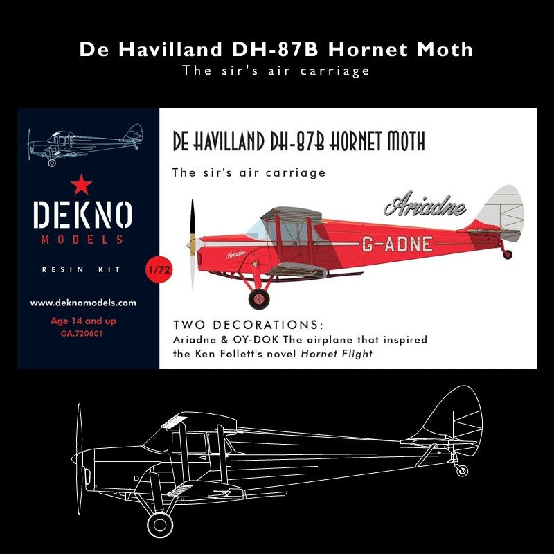 Dekno Models De Havilland DH-87B Hornet Moth