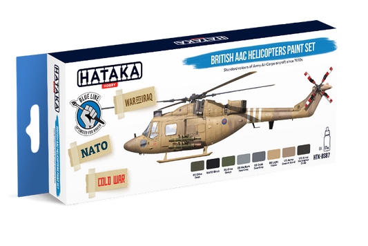 Hataka (blue line) British AAC Helicopters Paint Set