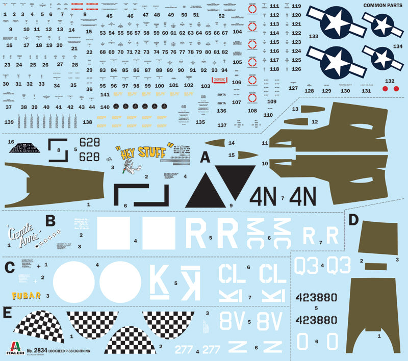Italeri 1:48 Lockheed P-38 J Lightning