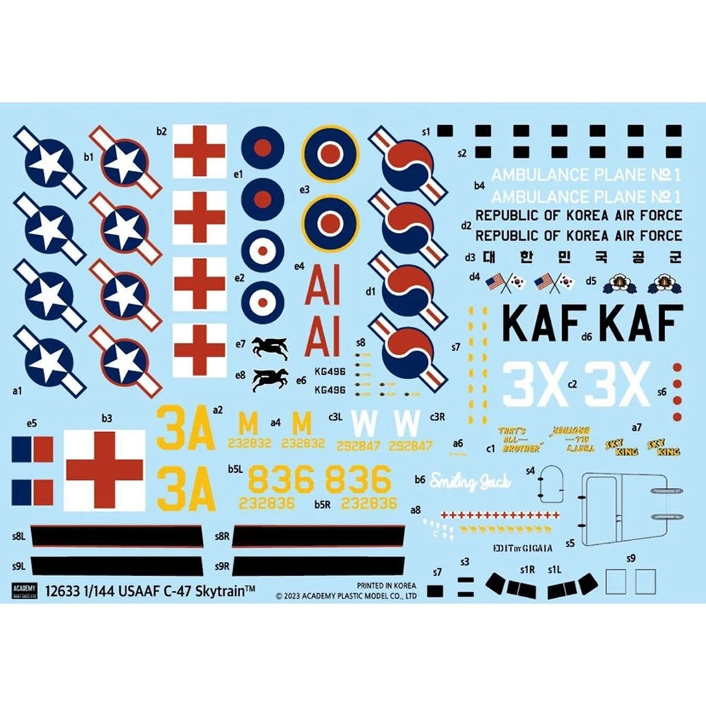 Academy 1:144 USAAF C-47 Skytrain
