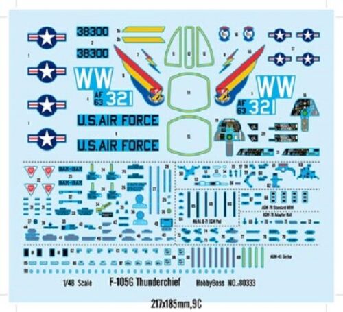 HobbyBoss 1:48 F-105G Thunderchief