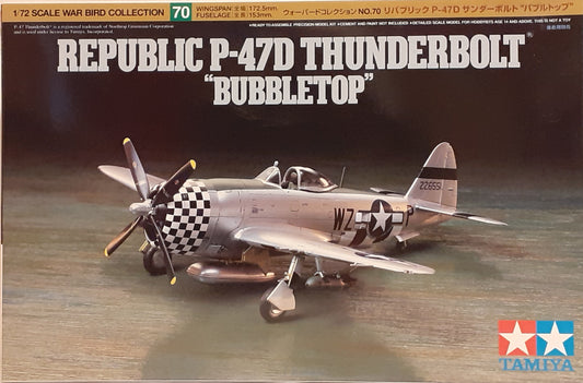 Tamiya 1:72 Republic P-47D Thunderbolt "Bubbletop"