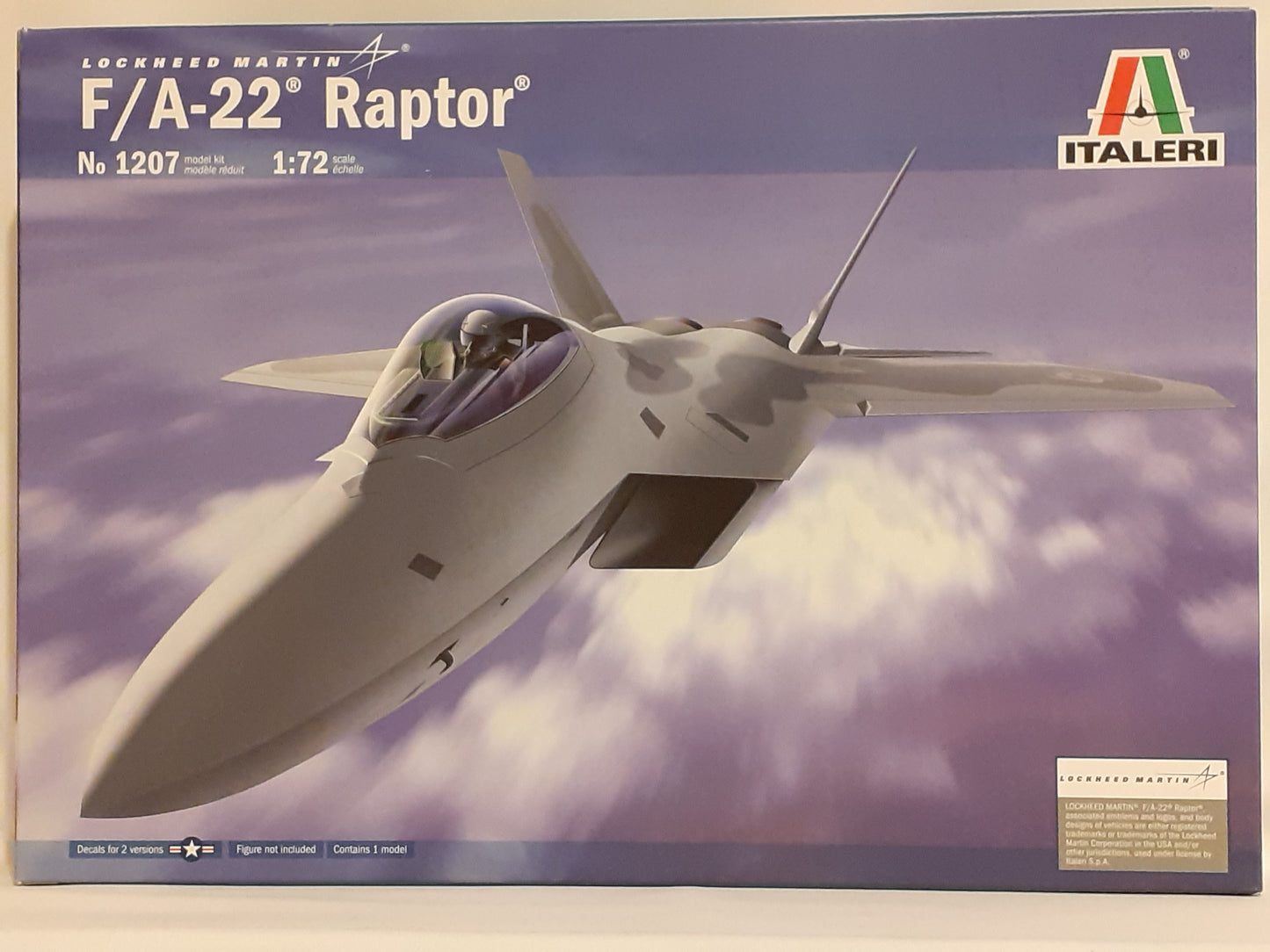 Italeri 1:72 Lockheed Martin F/A-22 Raptor