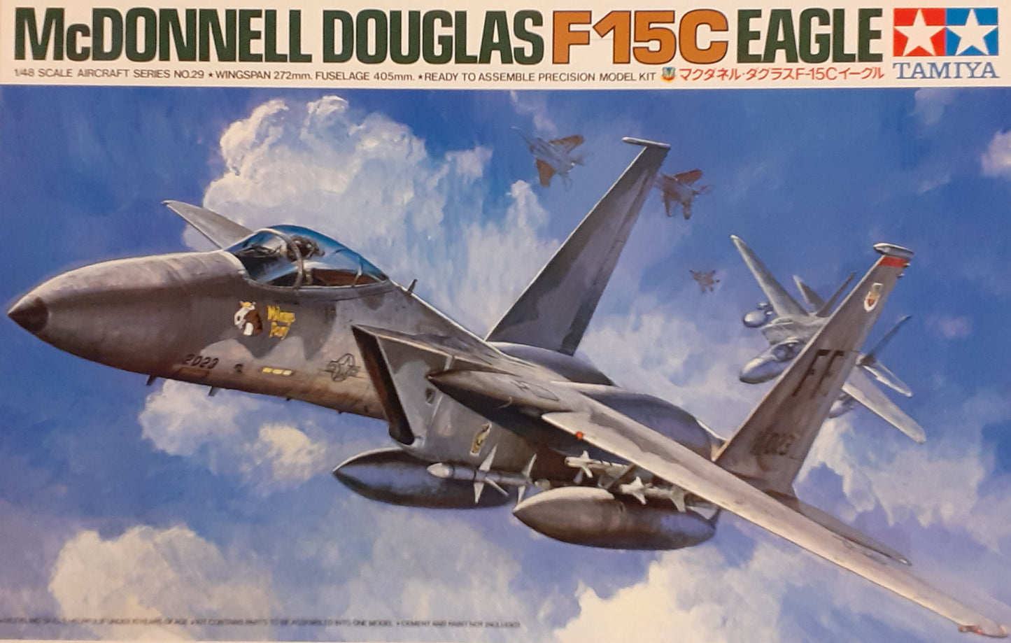 Tamiya 1/48 McDonnell Douglas F15C Eagle Model Kit