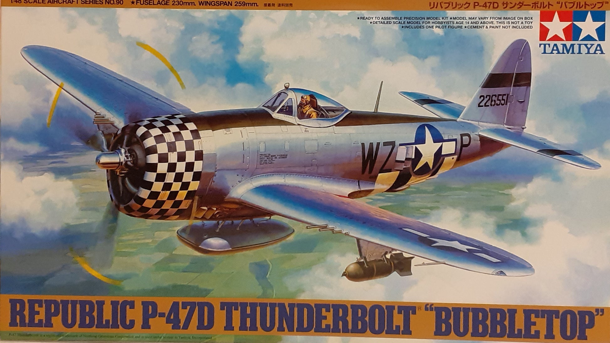 Tamiya 1/48 Republic P-47D Thunderbolt Bubbletop