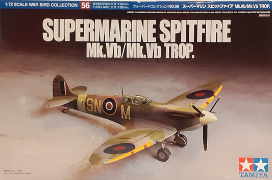 A scale model kit of the Supermarine Spitfire Mk.Vb/Mk.